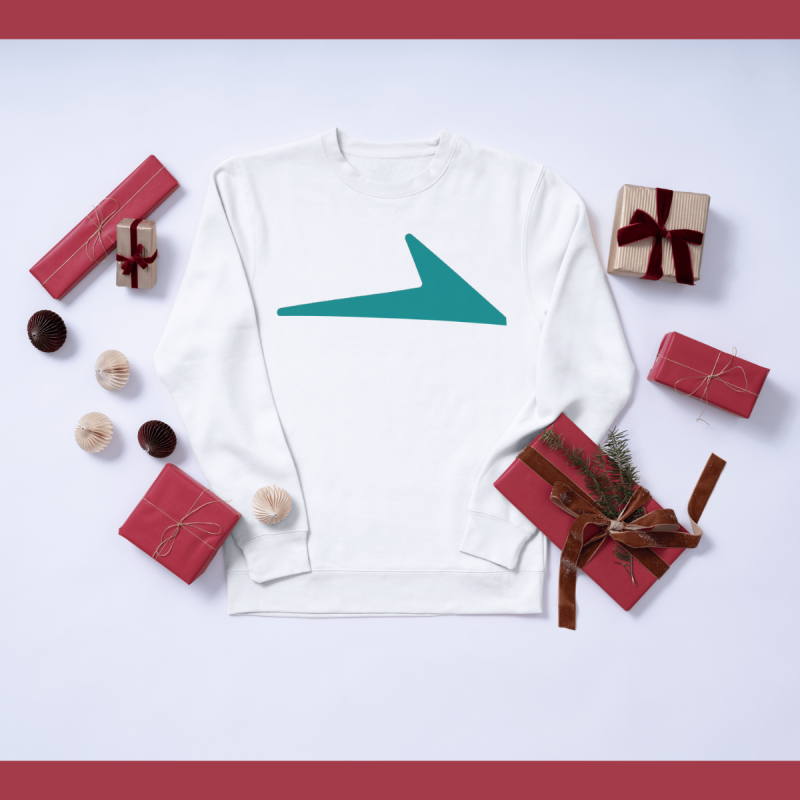Men’s White Pullover – Clickforge Signature - Image 4